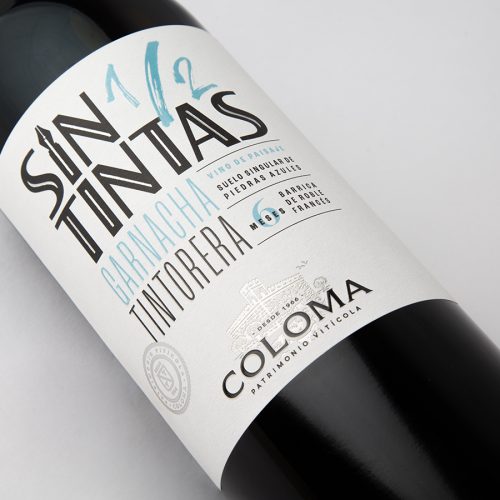 Diseño de packaging para vino Sin Medias Tintas - Eva Arias Graphic Studio