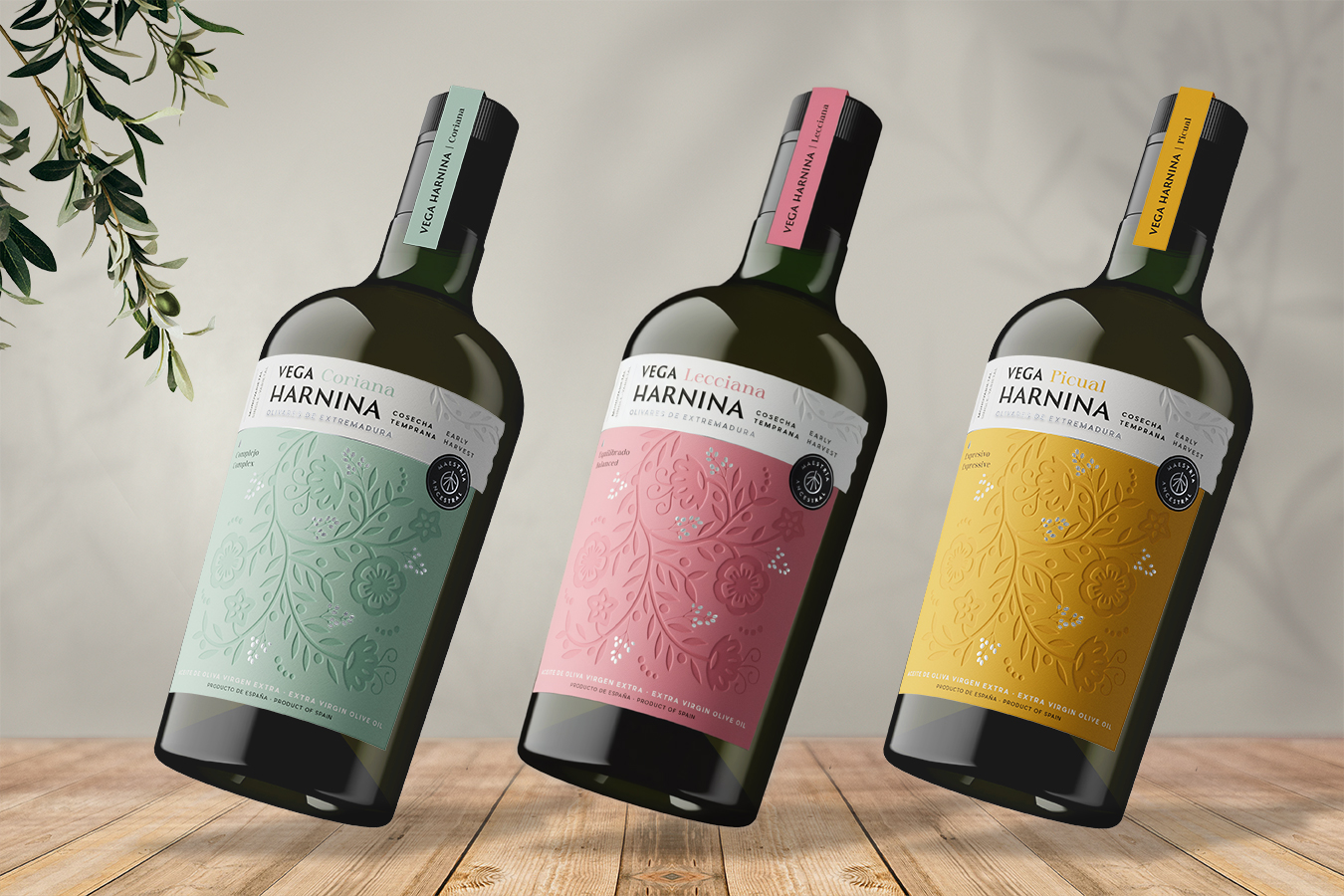 Diseño de packaging estratégico para aceite de oliva virgen extra - Eva Arias Studio