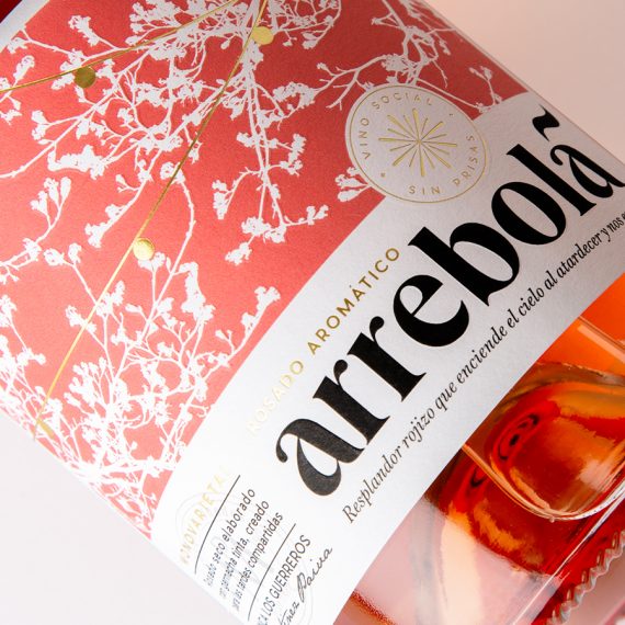 Arrebolá - diseño de packaging de vino - Eva Arias Studio