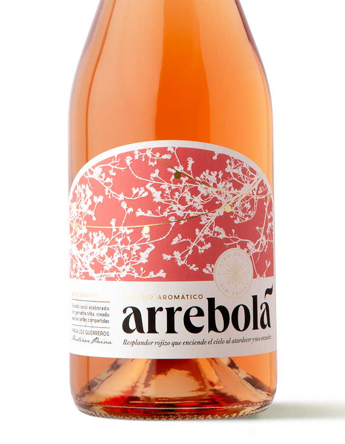 Arrebolá - diseño de packaging de vino - Eva Arias Studio