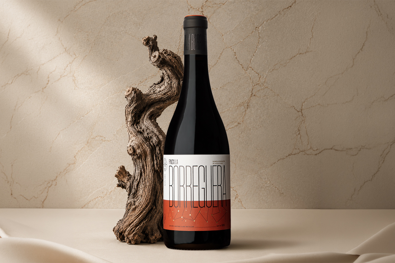 Finca la Borreguera - diseño de packaging de vino - Eva Arias Studio Finca la Borreguera - diseño de packaging de vino - Eva Arias Studio