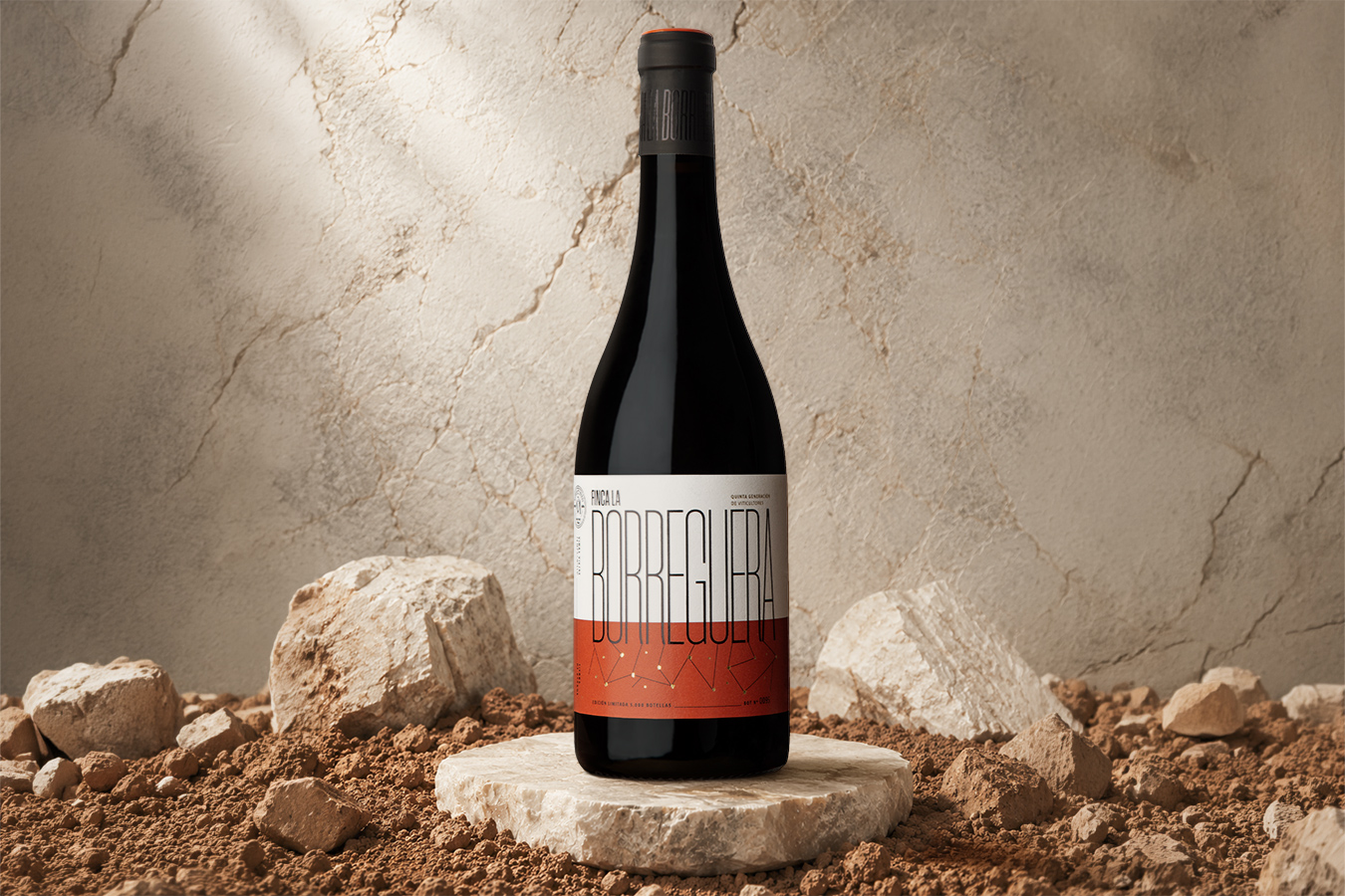 Finca la Borreguera - diseño de packaging de vino - Eva Arias Studio
